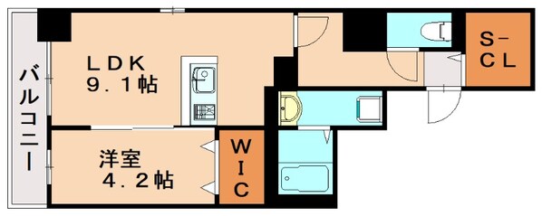 箱崎駅 徒歩3分 1階の物件間取画像